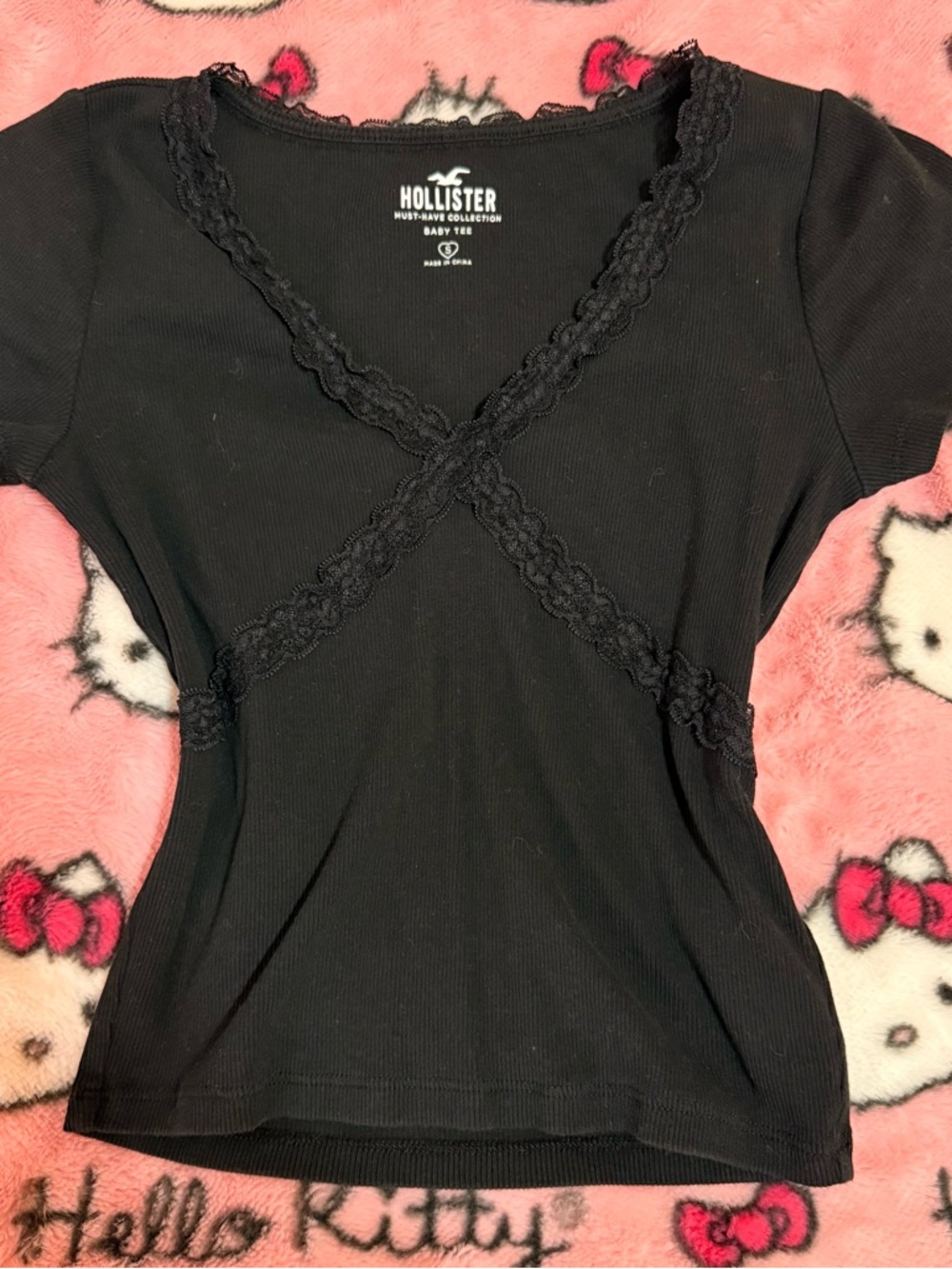 Hollister Lace Babytee